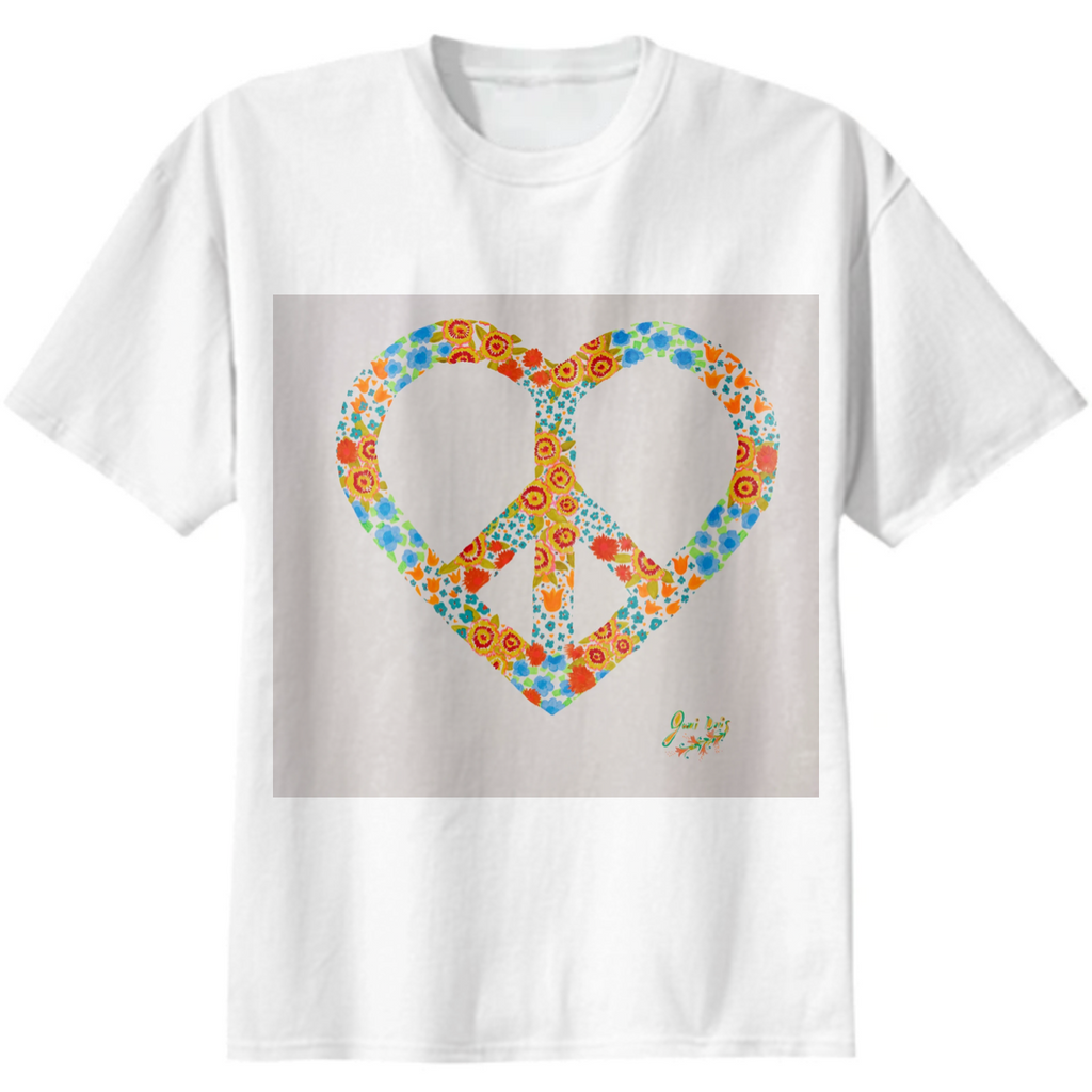 Hearts and peace t.