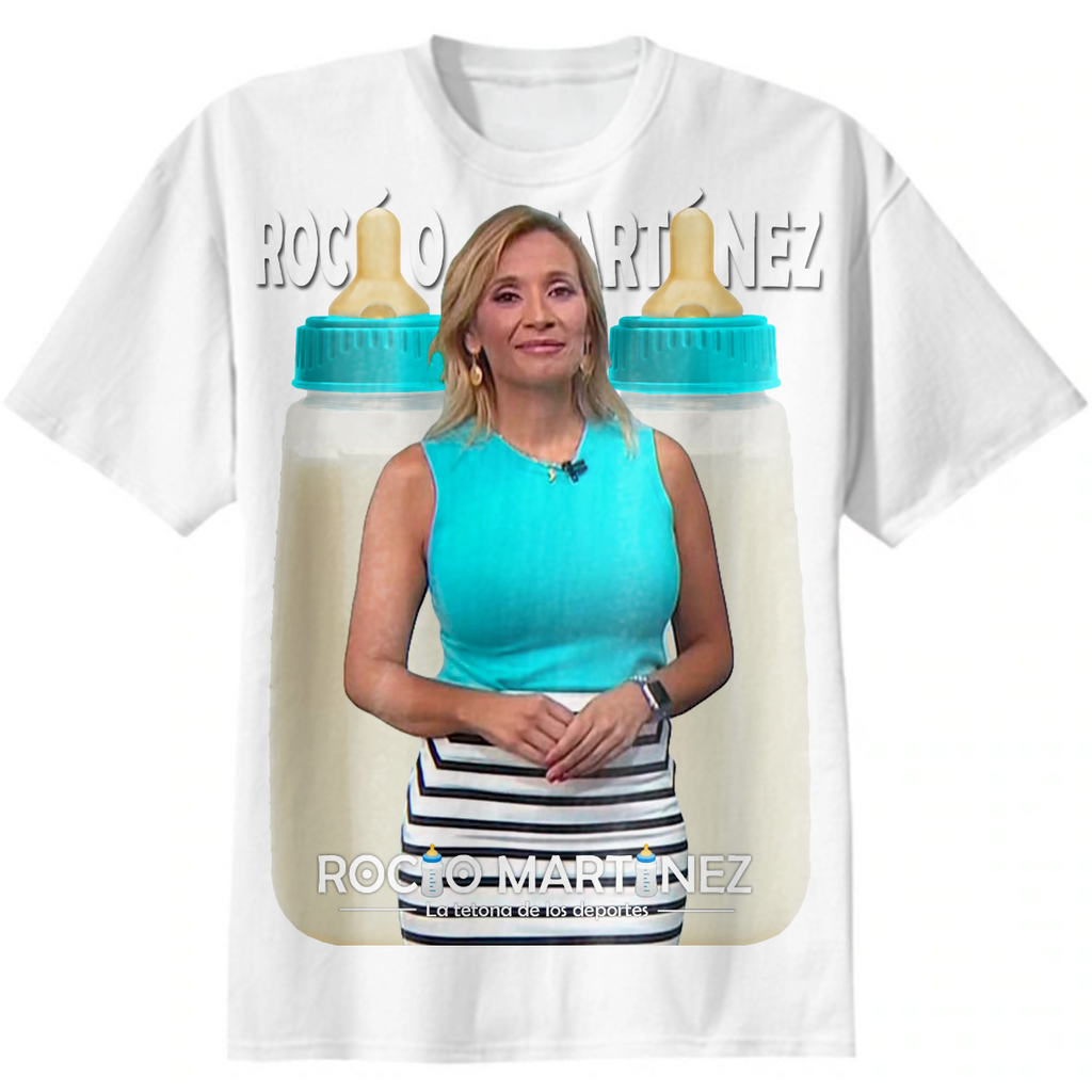 Rocio Martinez busty blue newscaster tshirt