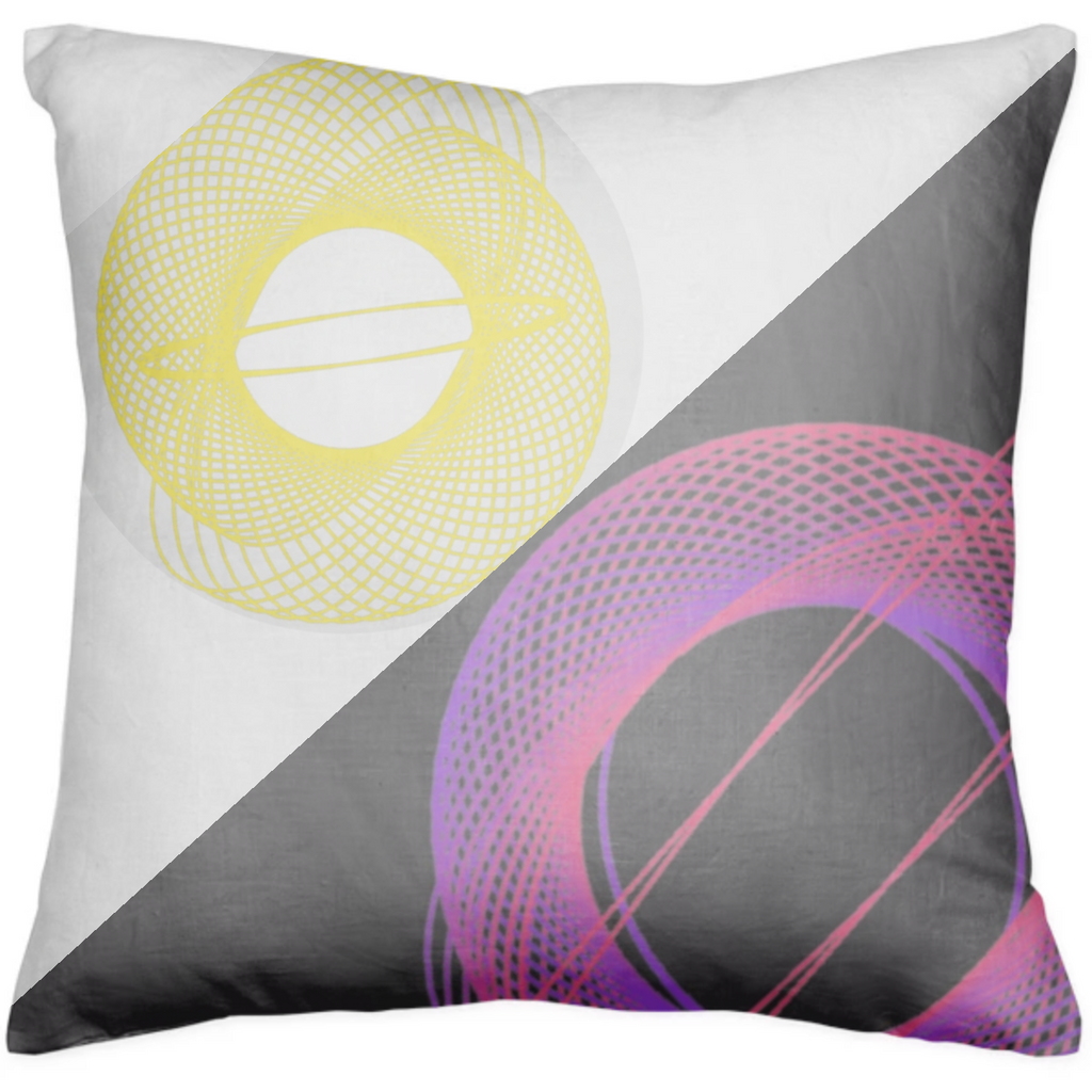 Planet Painted Pillows