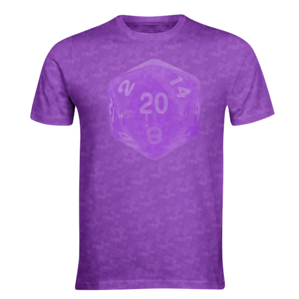 Nat20 purple hexagonal