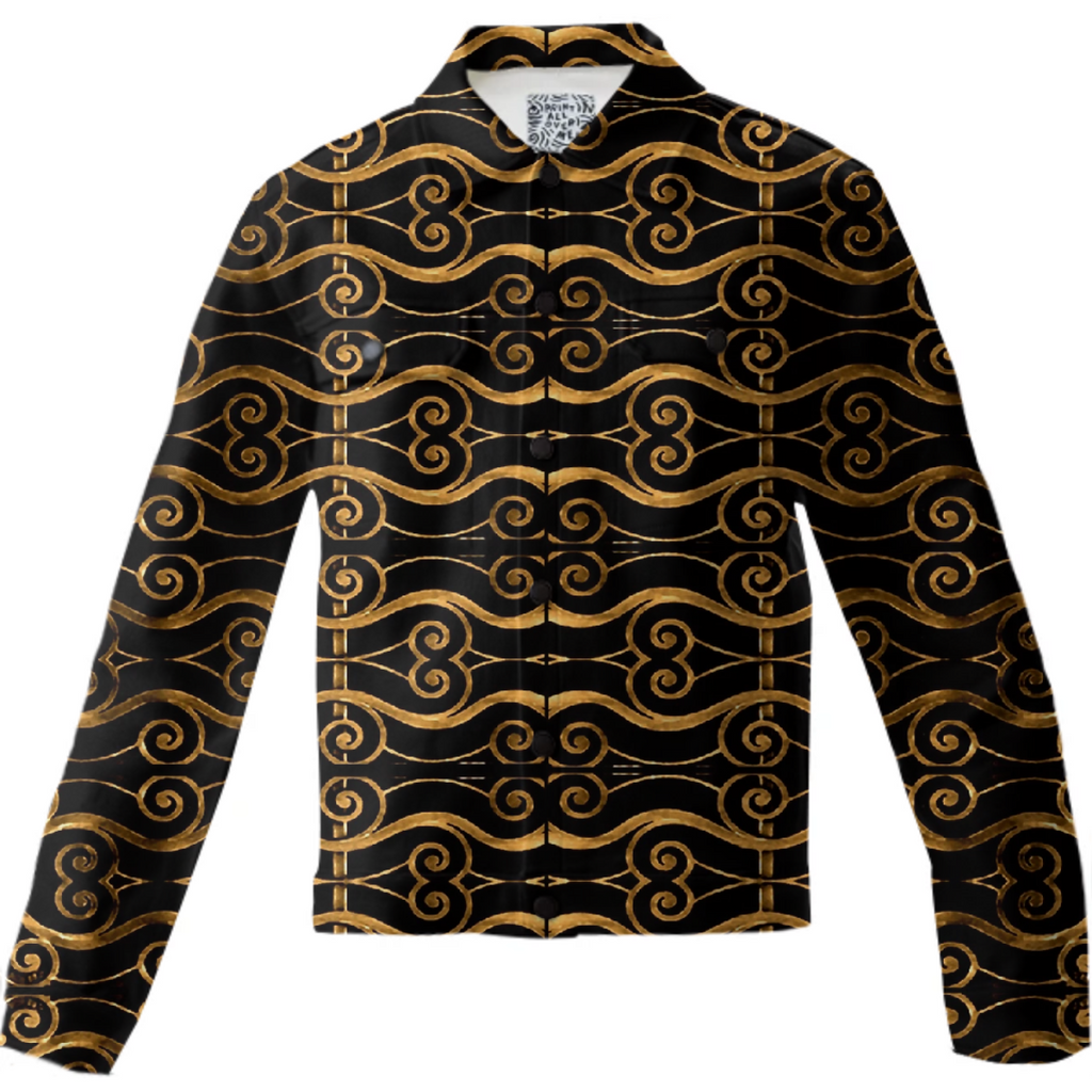 Luxury Golden Oriental Ornate Pattern