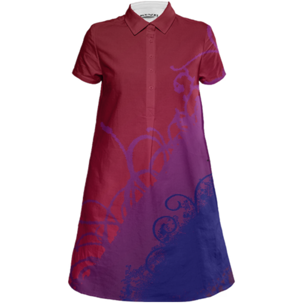 dark blue red