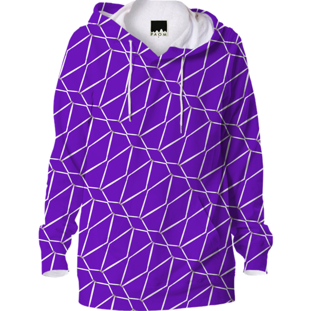 Purple and White Geometric