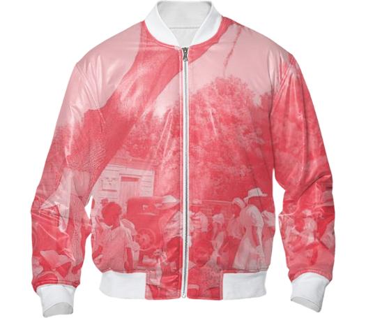 Pink 4th of July Bomber Jacket