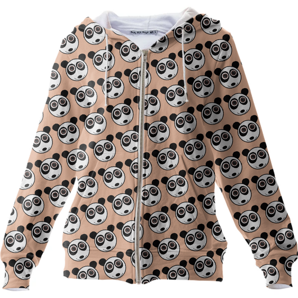 Panda pattern hoodie