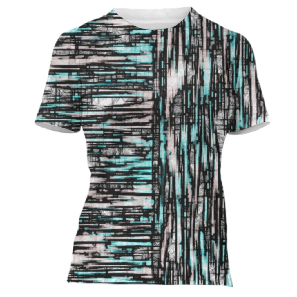 scribble lengthwise cross
