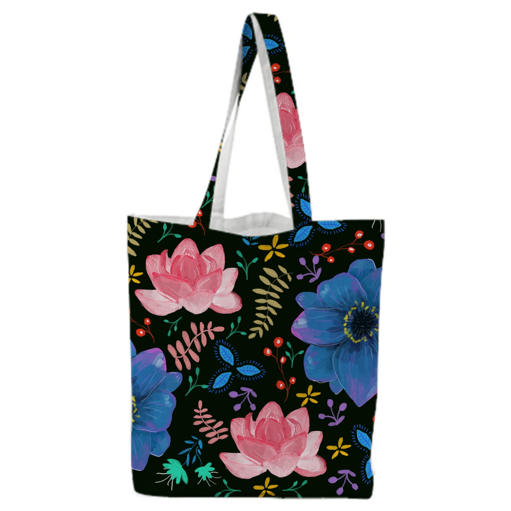 Blue Flowers Pattern