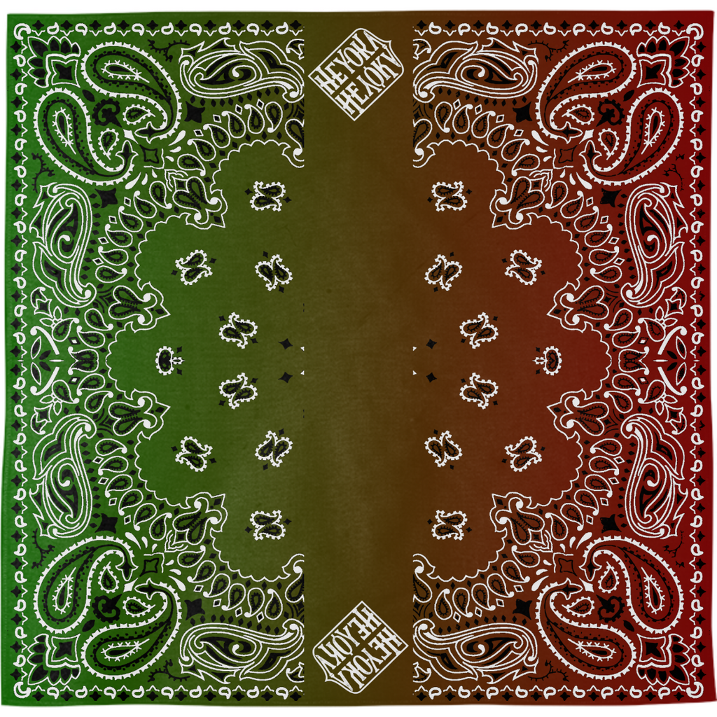 Green/Red Heyoka Bandana