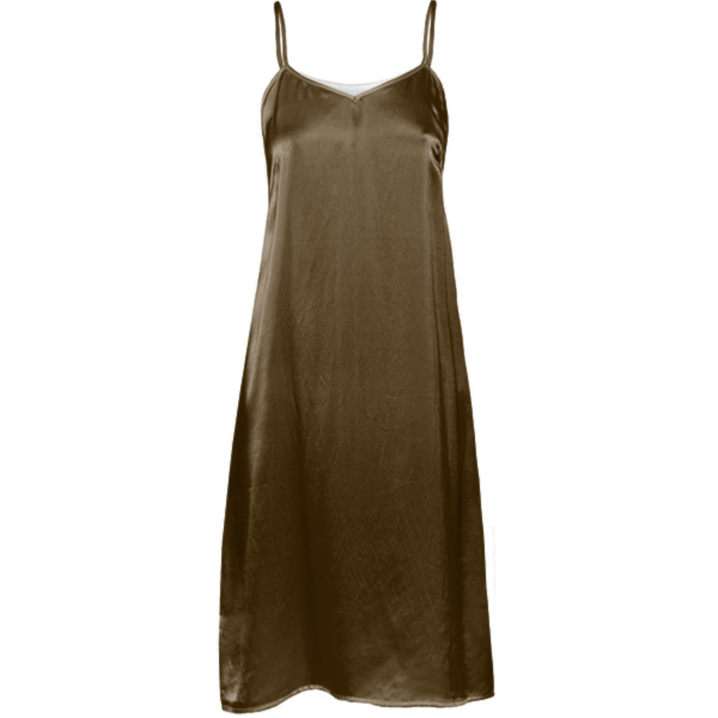 Brown Sugar Slip Dress