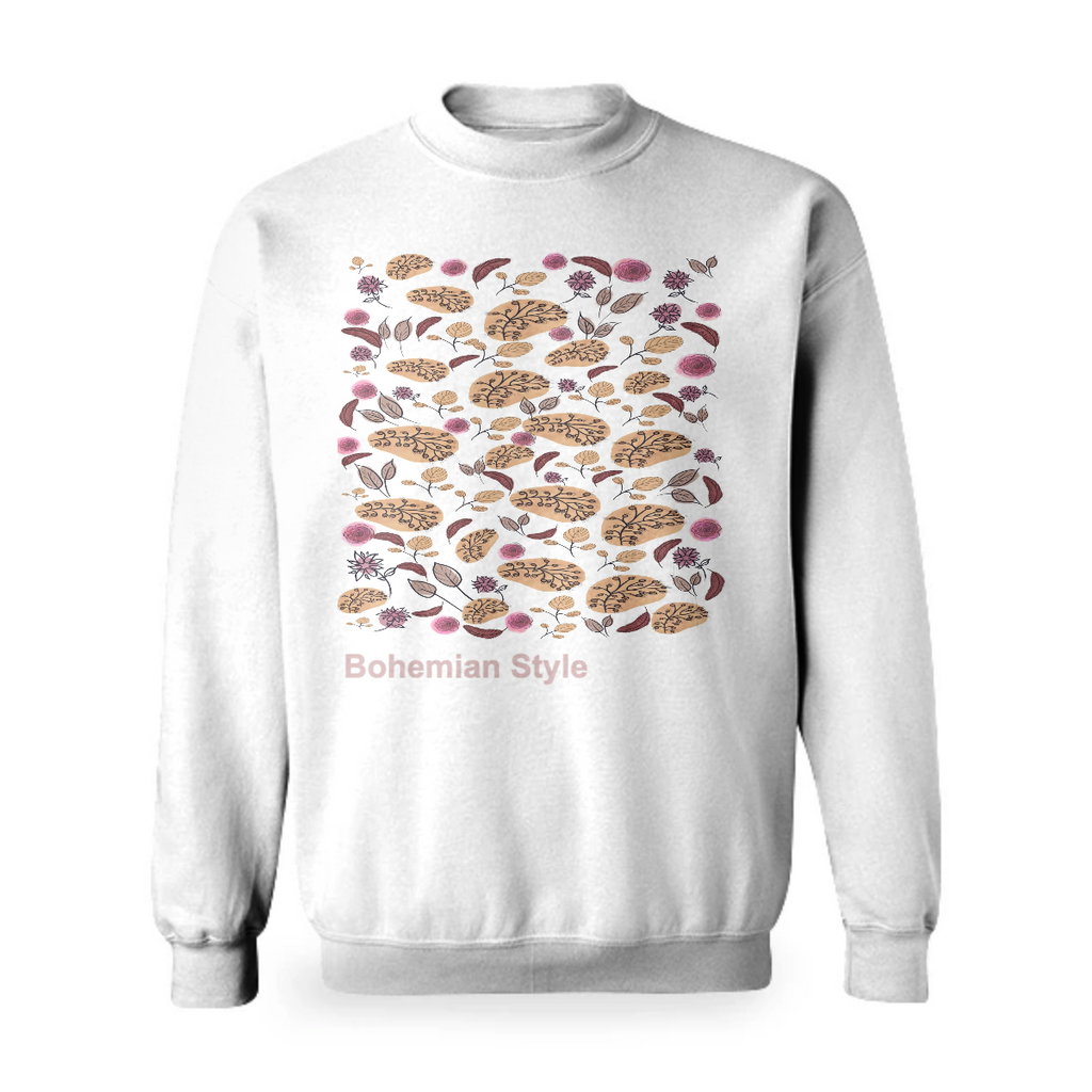 Bohemian Roses &leafs