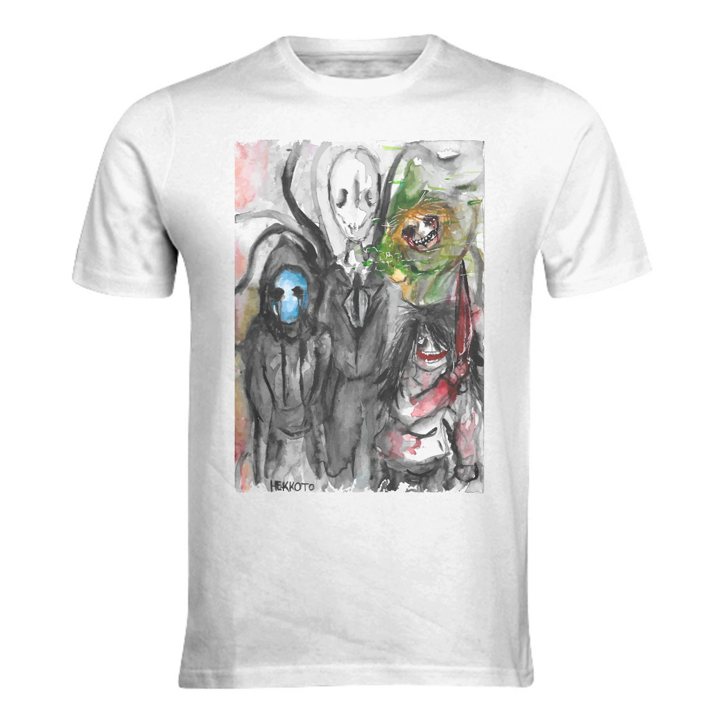 Creepypasta characters horror serial killers shirt