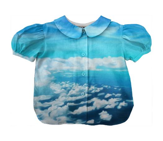 Above the world kids blouse