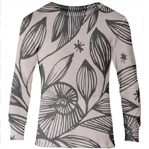 Lines and stars pattern thermal top