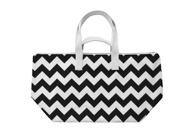 Black and White Chevron