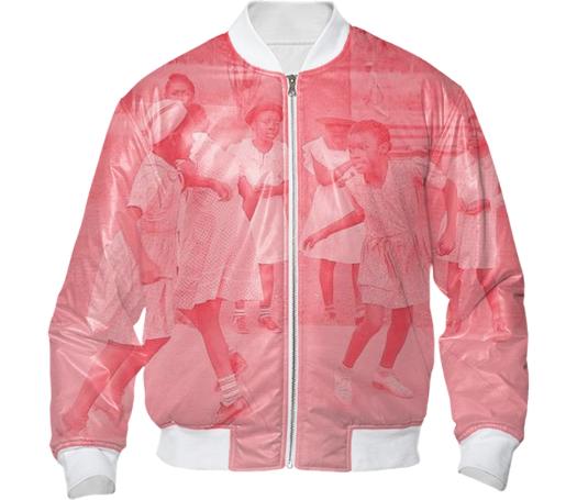 Pink Louisiana Bomber Jacket