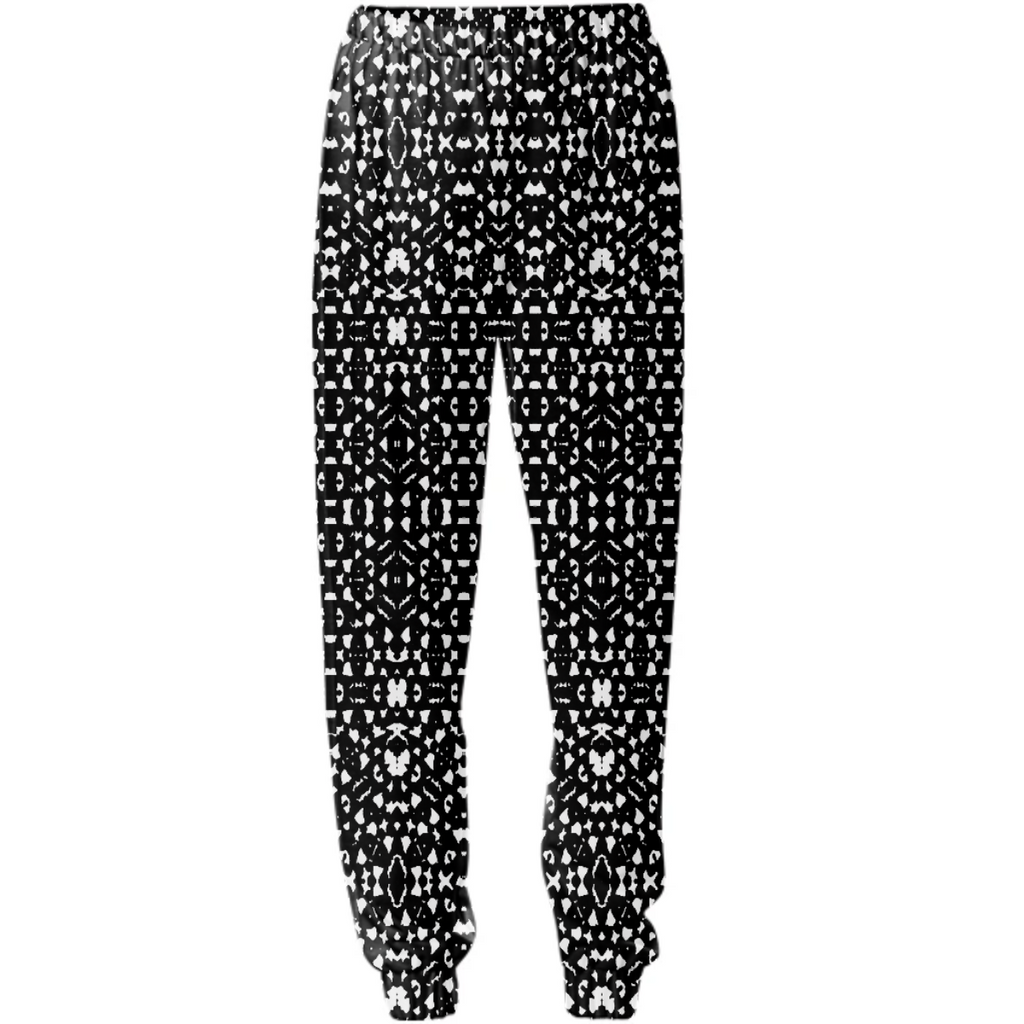 Black and White Ethnic Print