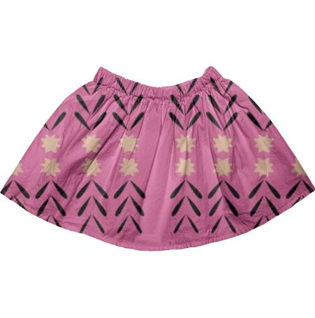 KIDS SKIRT PINK ORNAMENTS