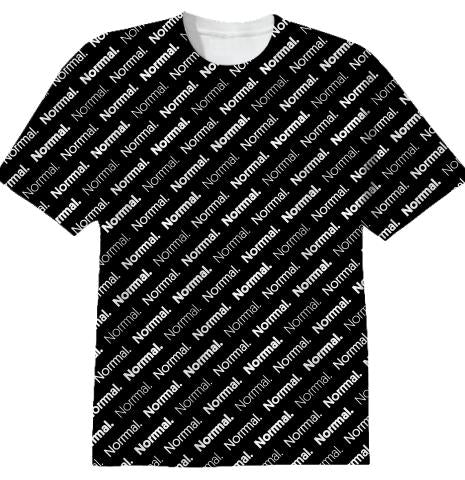 Normal Pattern Black Shirt