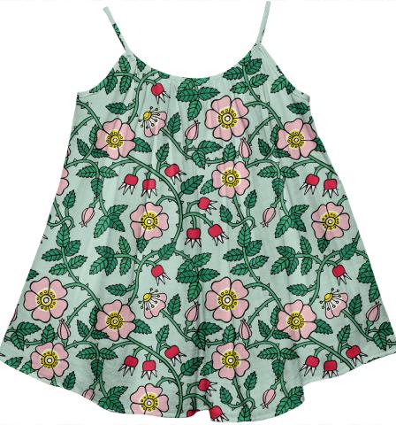 WILD ROSES Mint Green