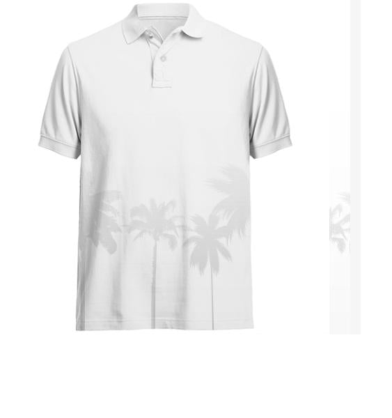 WCPB White golf shirt