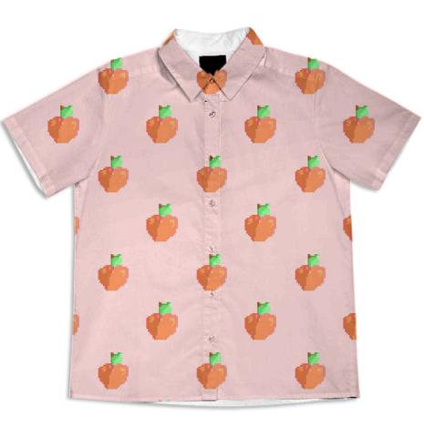 Peachy Pixel blouse