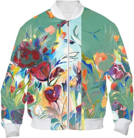 blossom bomber jacket
