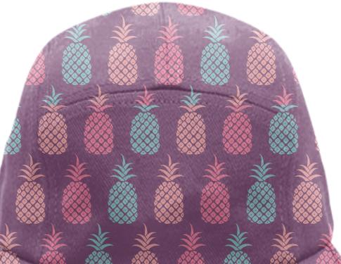 Purple Pineapple Cap