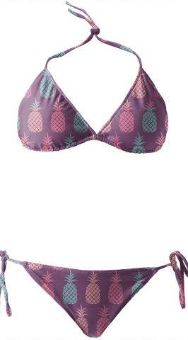 Purple Pineapple Bikini
