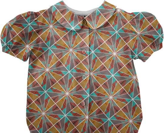 Pinwheel kids blouse