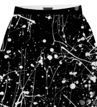 Grunge Splatter Skirt