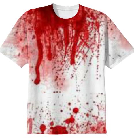 Blood Splatter Halloween Shirt