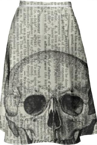 Creepy Skull Skirt