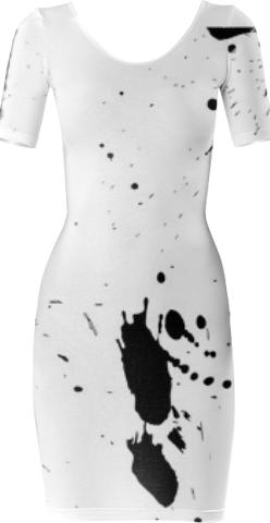 Grunge Splatter Dress