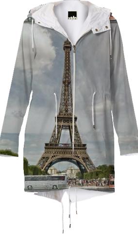 City Scapes Paris Raincoat by LadyT Designs