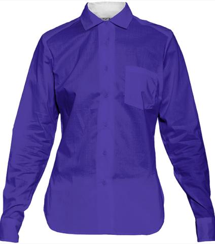 Purple Blue Womens Blouse by LadyT Designs