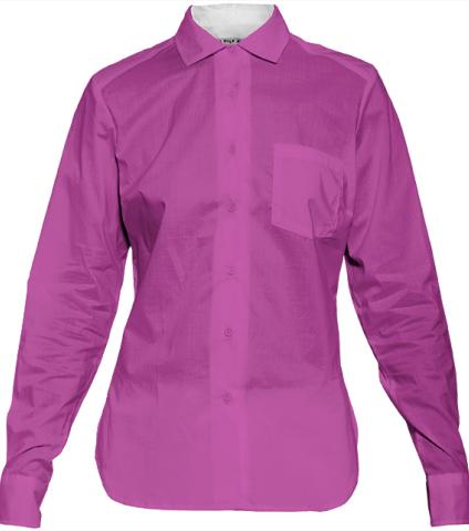 Dark Hot Pink Womens Blouse by LadyT Designs