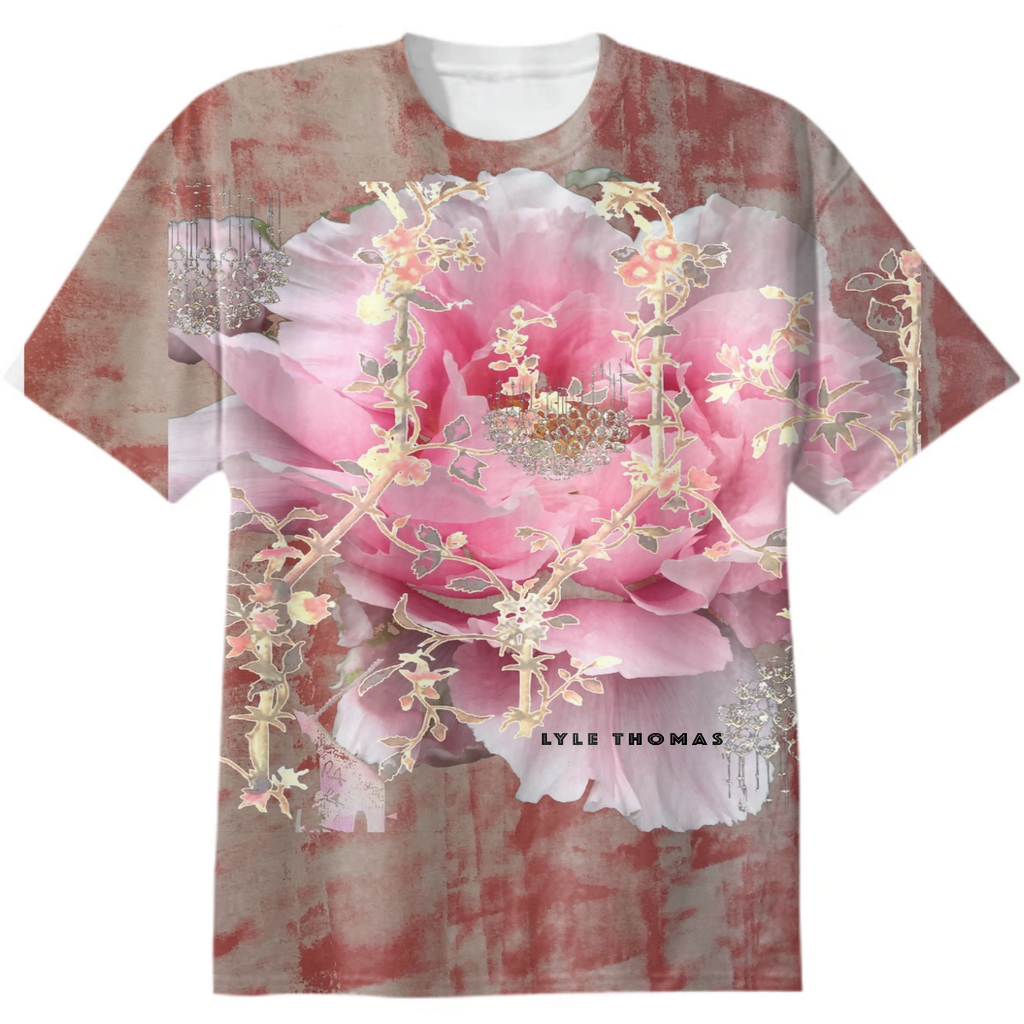 LYLE THOMAS ROSE PALE T.SHIRT