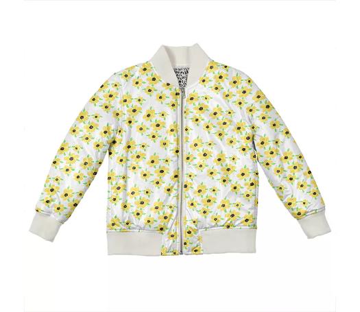 Lemon Yellow Floral Jacket