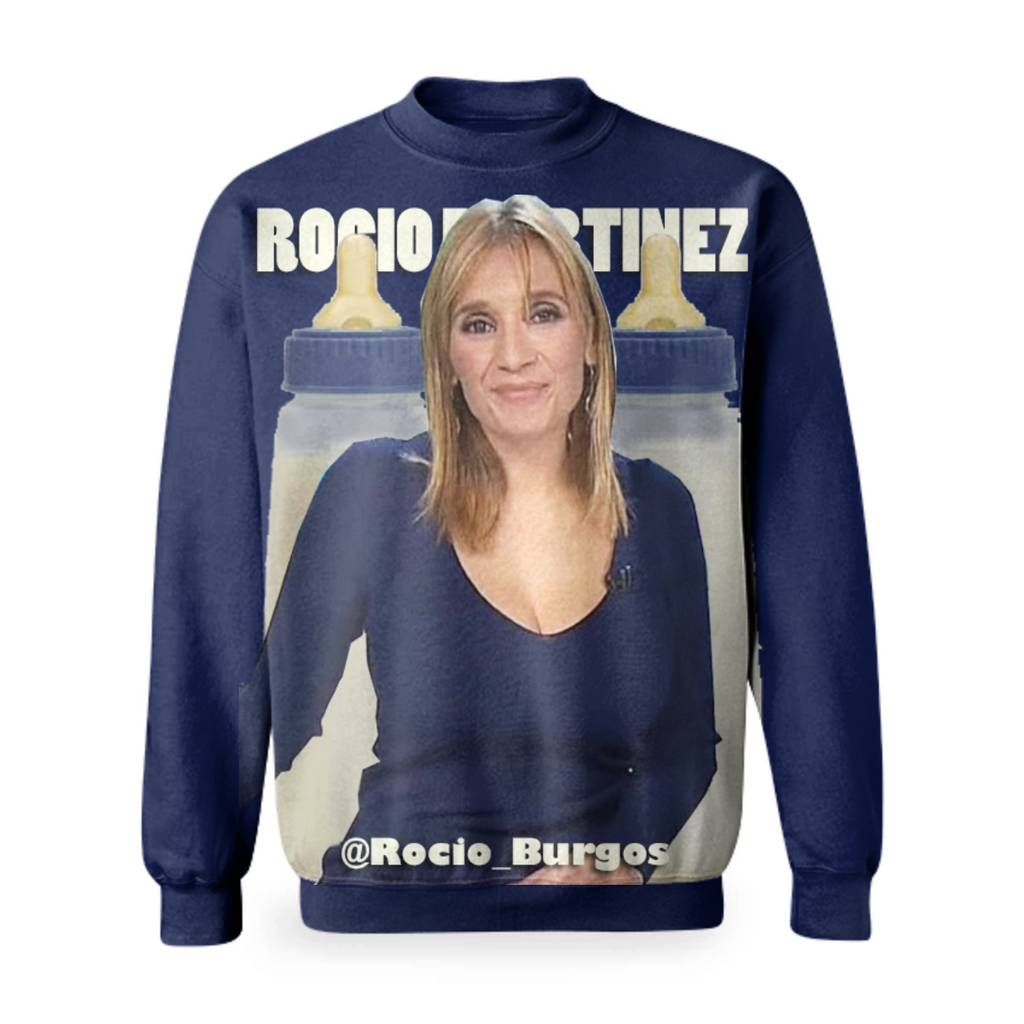 Rocio Martinez milk blue sweater