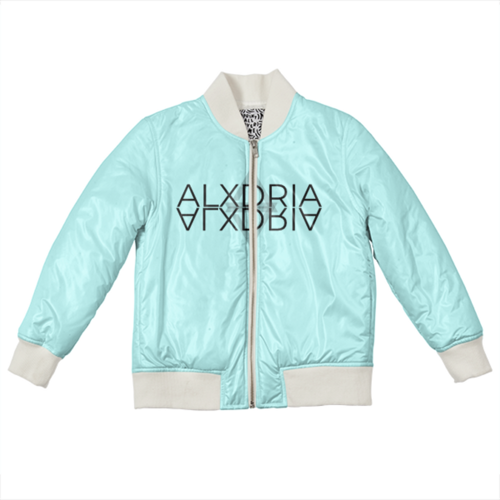 ALXDRIA Kids Mint Bomber Jacket