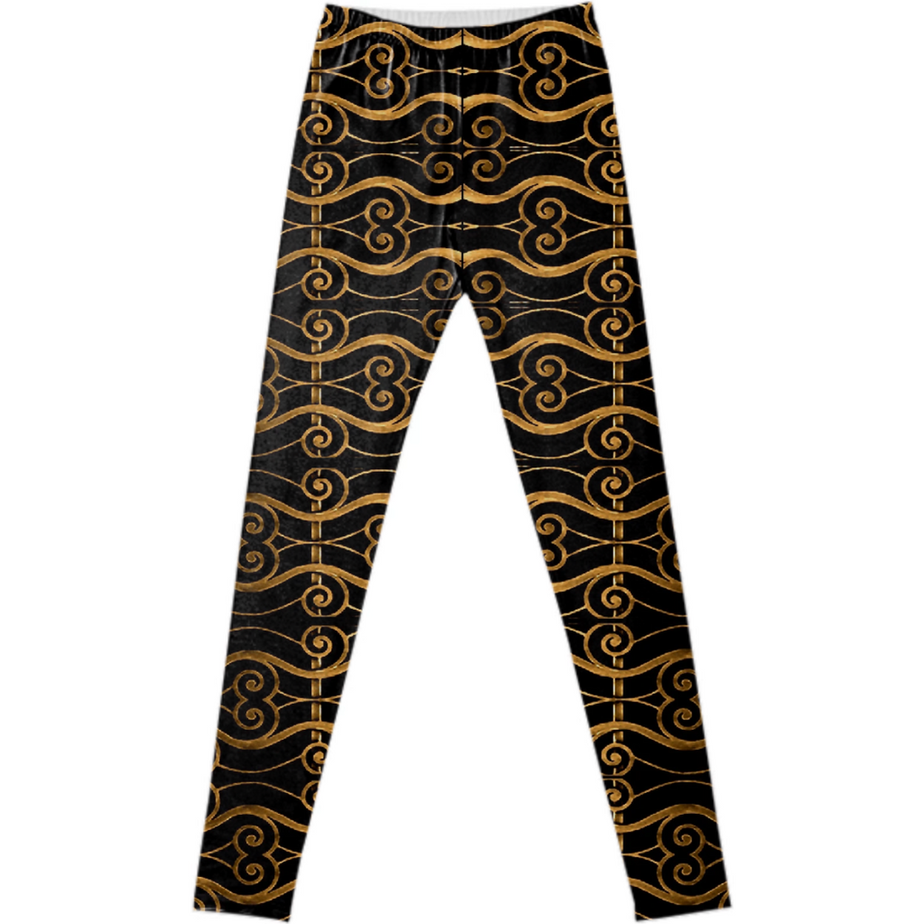 Luxury Golden Oriental Ornate Pattern