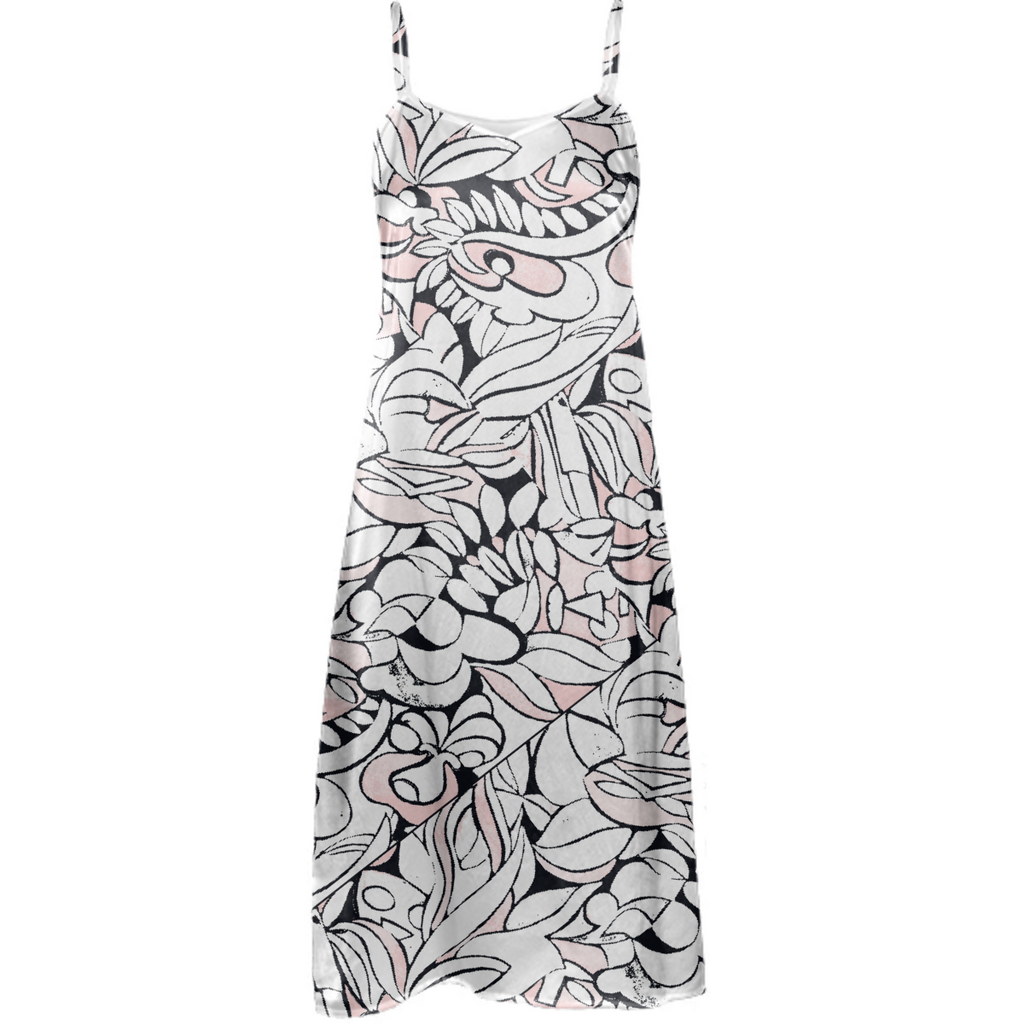 Wallis Cartoon Silk Slip Dress