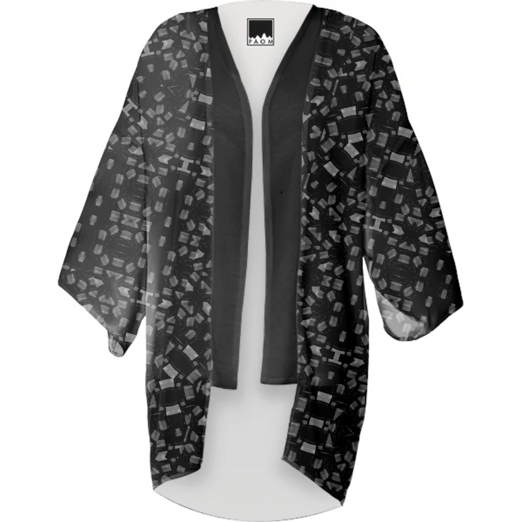 Black and White Tech Pattern