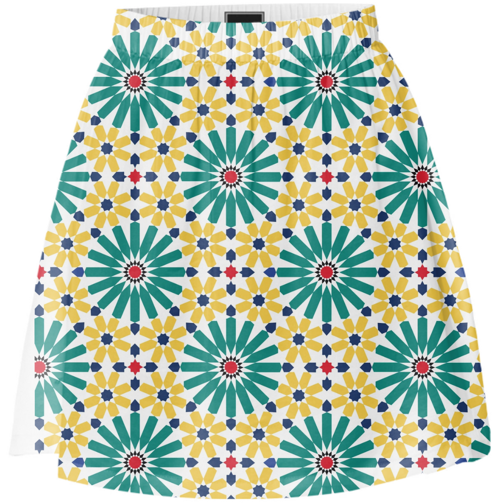 Islamic Design Patterns / Moroccan Zellige skirt