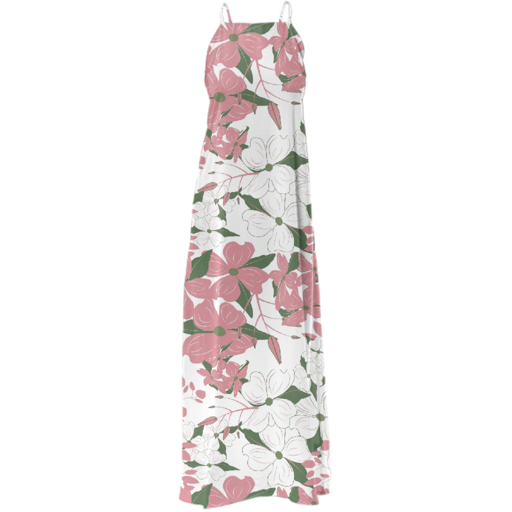 Floral Pink and white foral