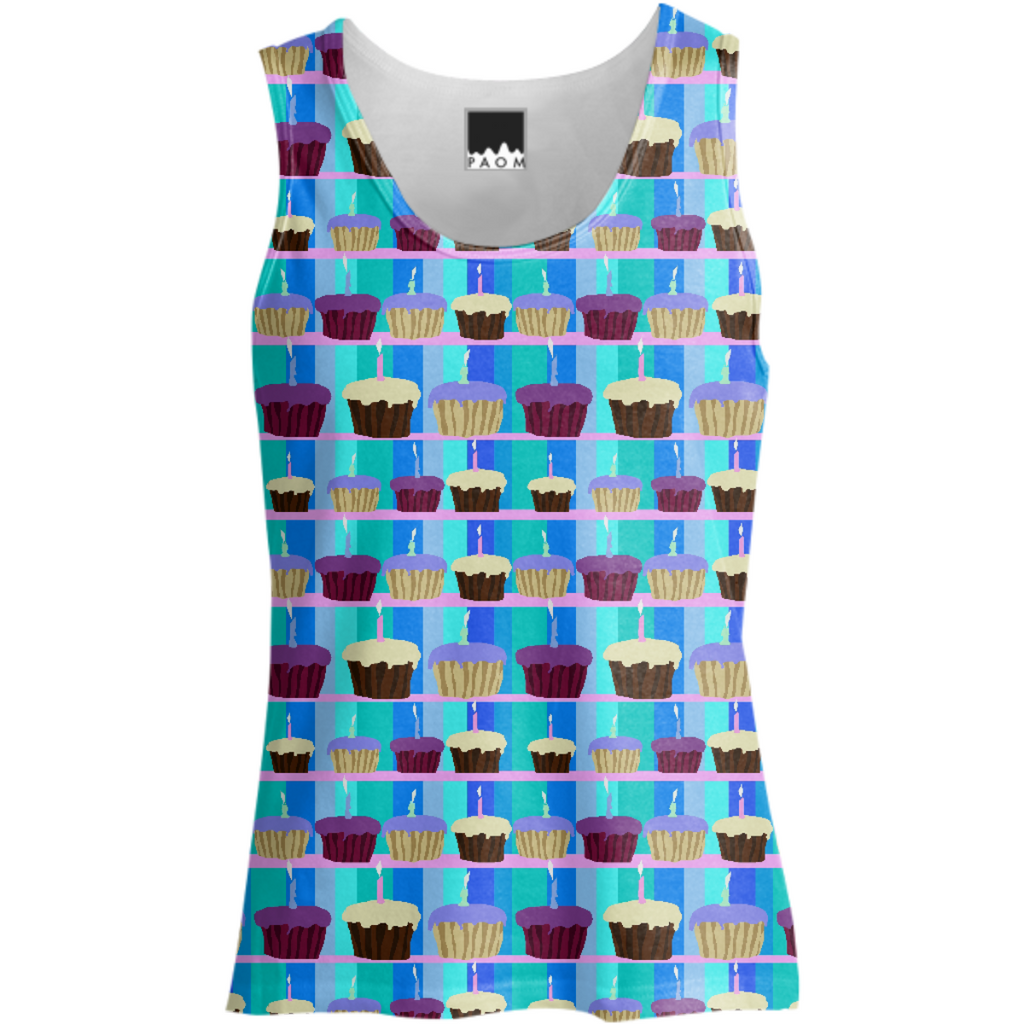 Cupcakes Tank Top Womens