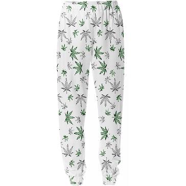 Weed Illustrated Sweat Pants