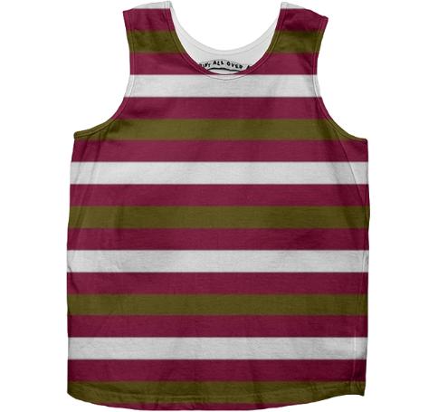 Kids tshirt with stripes brown gold