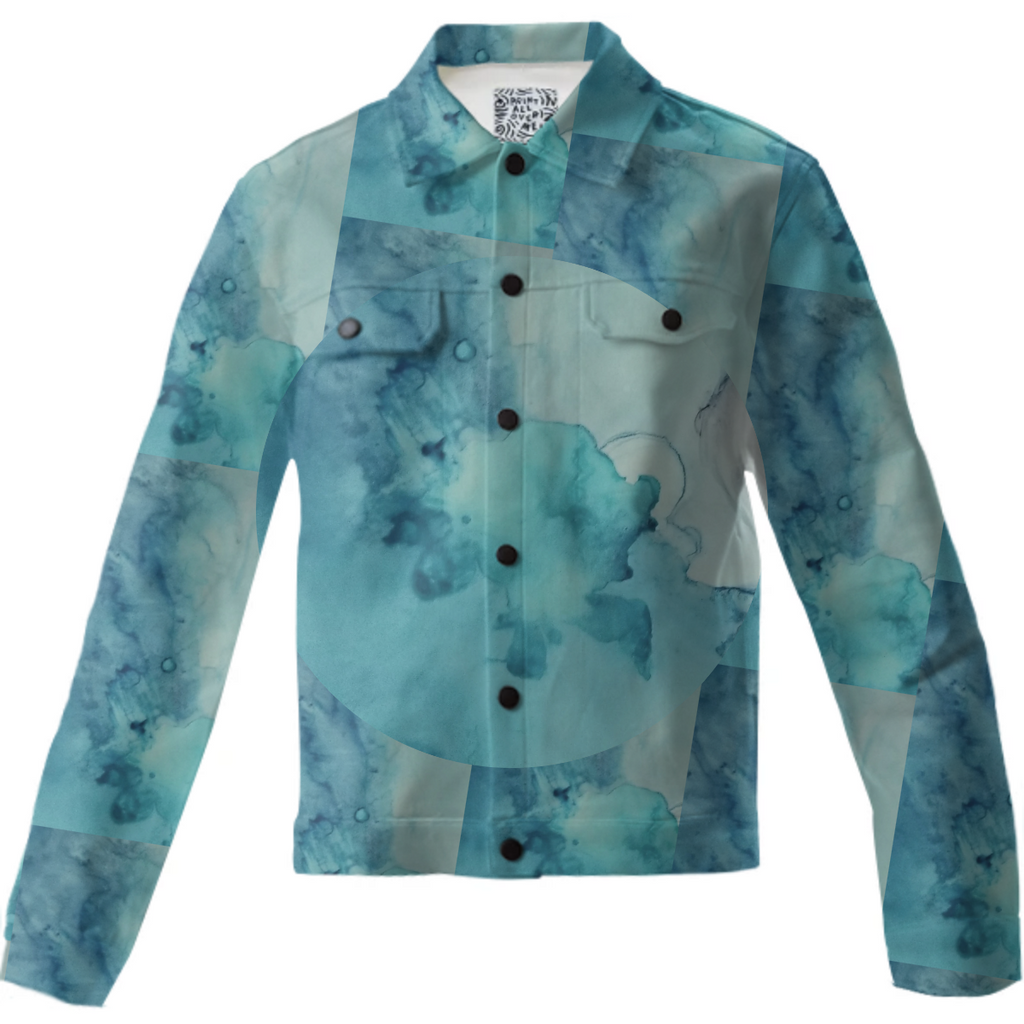 Water Splash Jean Jacket