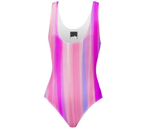 Ladies One Piece In Pinks